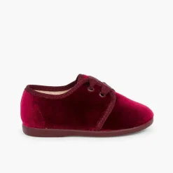 Blucher<Pisamonas Zapato Terciopelo Cordon Faya