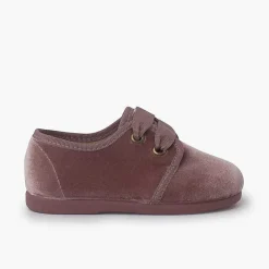 Blucher<Pisamonas Zapato Terciopelo Cordon Faya
