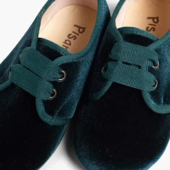 Blucher<Pisamonas Zapato Terciopelo Cordon Faya