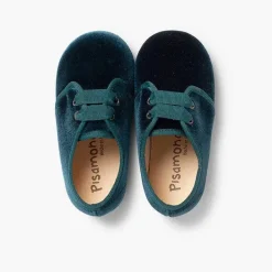 Blucher<Pisamonas Zapato Terciopelo Cordon Faya