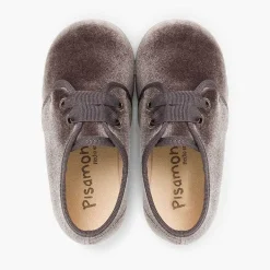 Blucher<Pisamonas Zapato Terciopelo Cordon Faya