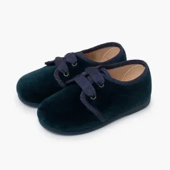 Blucher<Pisamonas Zapato Terciopelo Cordon Faya