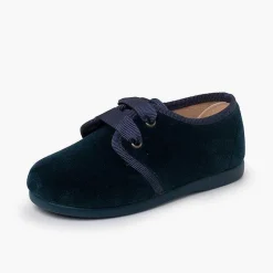 Blucher<Pisamonas Zapato Terciopelo Cordon Faya