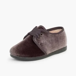 Blucher<Pisamonas Zapato Terciopelo Cordon Faya