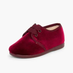 Blucher<Pisamonas Zapato Terciopelo Cordon Faya