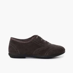 Zapatos Blucher<Pisamonas Zapatos Blucher Niña Y Mujer Serraje
