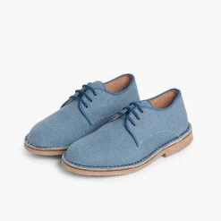 Zapatos Comunión<Pisamonas Zapatos Blucher Niño & Hombre Tejido Canvas