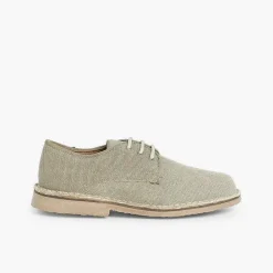 Zapatos Comunión<Pisamonas Zapatos Blucher Niño & Hombre Tejido Canvas