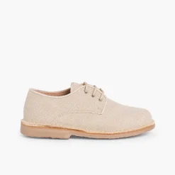 Zapatos Comunión<Pisamonas Zapatos Blucher Niño & Hombre Tejido Canvas
