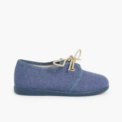 Blucher<Pisamonas Zapatos Blucher Niños Lona