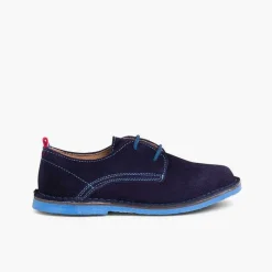 Zapatos Blucher<Pisamonas Zapatos Blucher Serraje Suela Y Cordones Colores