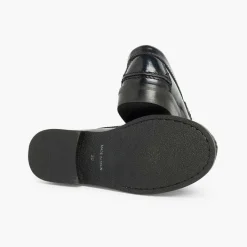 Zapatos Colegiales<Pisamonas Zapatos Castellanos Mocasines De Piel Para Niño