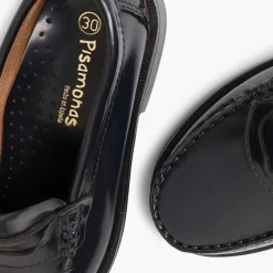Zapatos Colegiales<Pisamonas Zapatos Castellanos Mocasines De Piel Para Niño