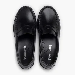 Zapatos Colegiales<Pisamonas Zapatos Castellanos Mocasines De Piel Para Niño