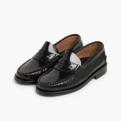 Zapatos Colegiales<Pisamonas Zapatos Castellanos Mocasines De Piel Para Niño