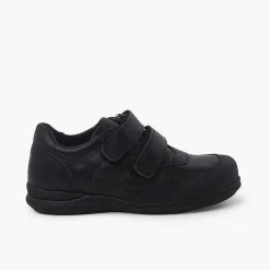 Zapatos Colegiales<Pisamonas Zapatos Colegiales Puntera Reforzada Doble Cierre Color Negro