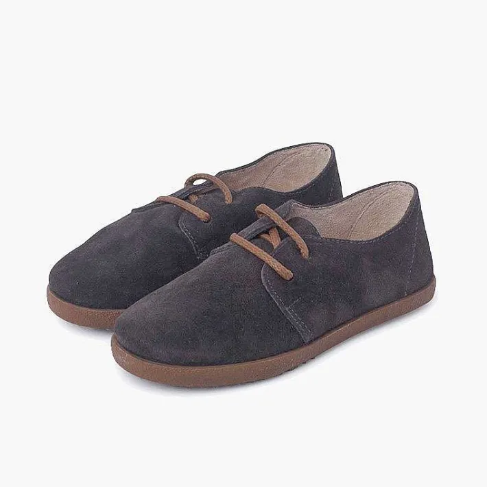 Blucher<Pisamonas Zapatos Cordones Serraje Suela Caramelo