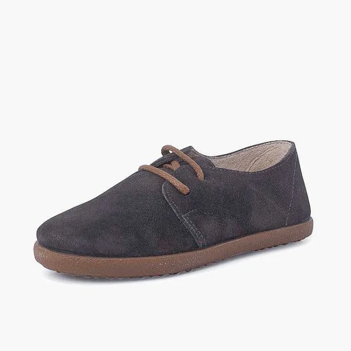 Blucher<Pisamonas Zapatos Cordones Serraje Suela Caramelo