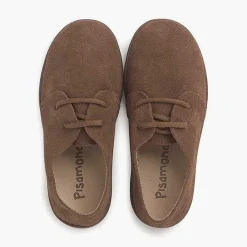 Blucher<Pisamonas Zapatos Cordones Serraje Suela Caramelo