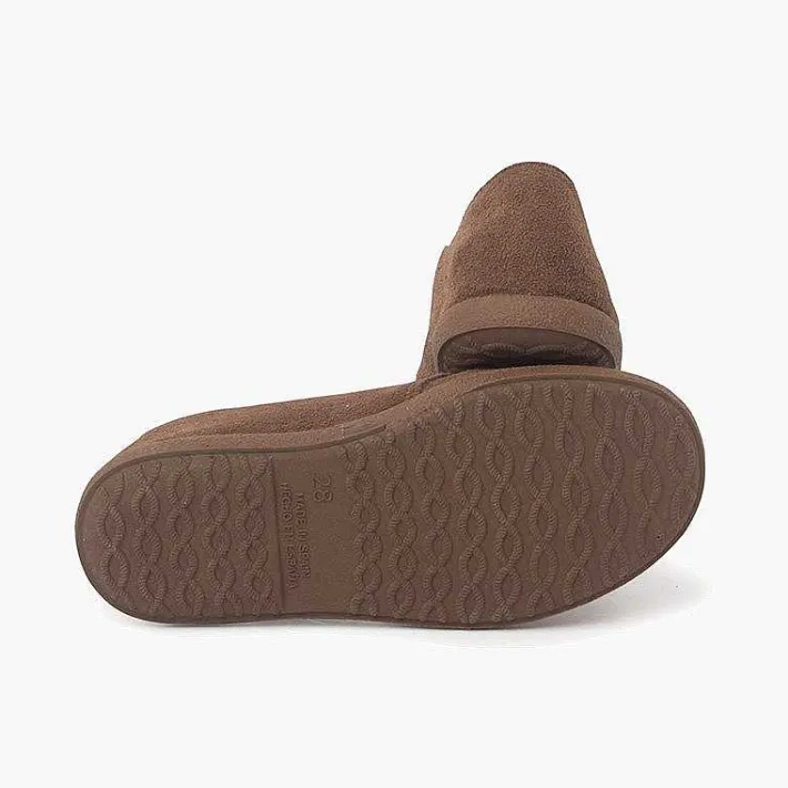 Blucher<Pisamonas Zapatos Cordones Serraje Suela Caramelo