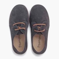 Blucher<Pisamonas Zapatos Cordones Serraje Suela Caramelo
