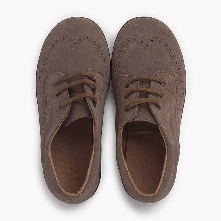 Blucher<Pisamonas Zapatos Oxford Serraje Suela Caramelo