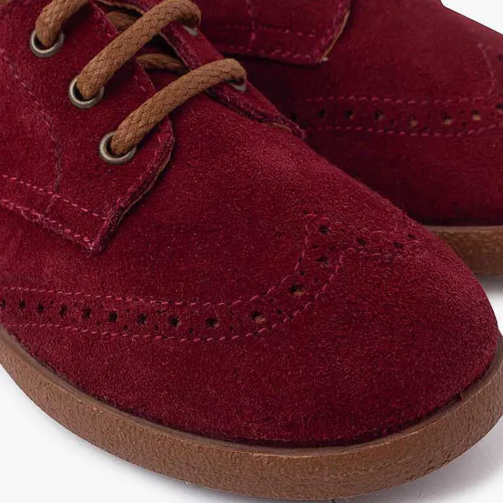 Blucher<Pisamonas Zapatos Oxford Serraje Suela Caramelo