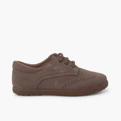 Blucher<Pisamonas Zapatos Oxford Serraje Suela Caramelo