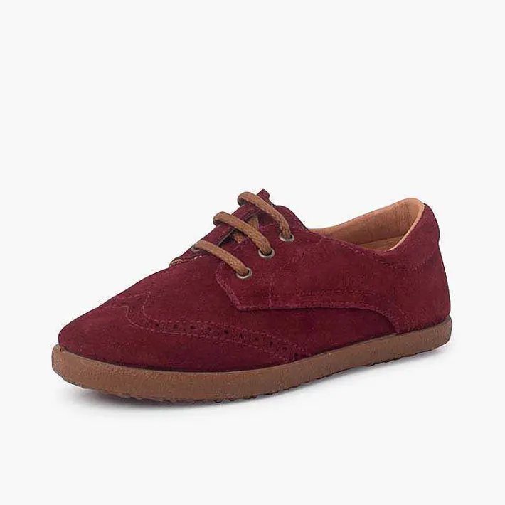Blucher<Pisamonas Zapatos Oxford Serraje Suela Caramelo