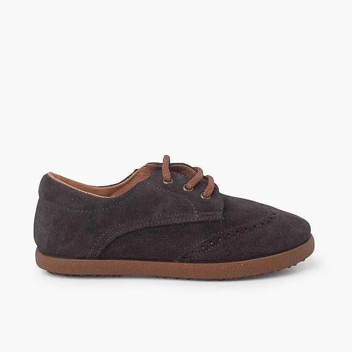 Blucher<Pisamonas Zapatos Oxford Serraje Suela Caramelo