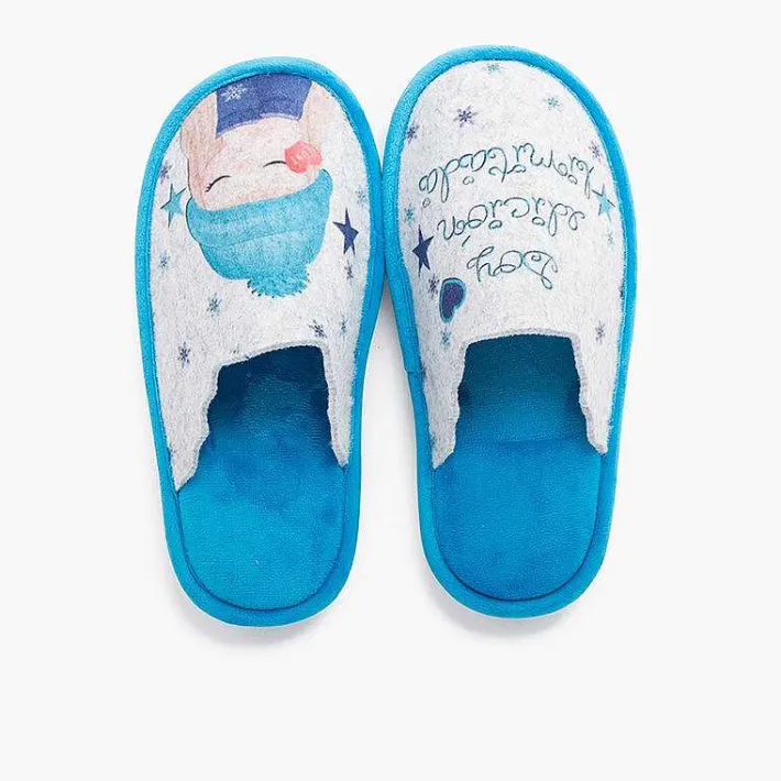 Zapatillas Casa<Pisamonas Zuecos Casa Fieltro Frases