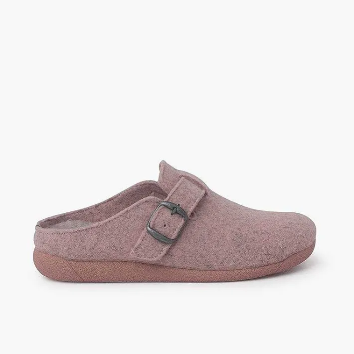 Zapatillas Casa<Pisamonas Zuecos Casa Hebilla Planta Acolchada