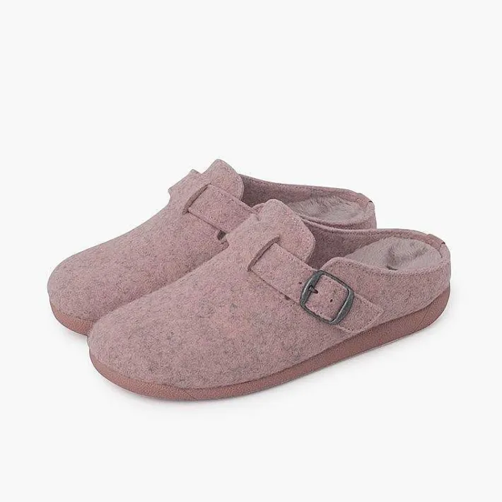 Zapatillas Casa<Pisamonas Zuecos Casa Hebilla Planta Acolchada
