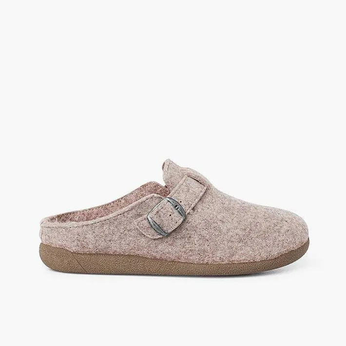 Zapatillas Casa<Pisamonas Zuecos Casa Hebilla Planta Acolchada