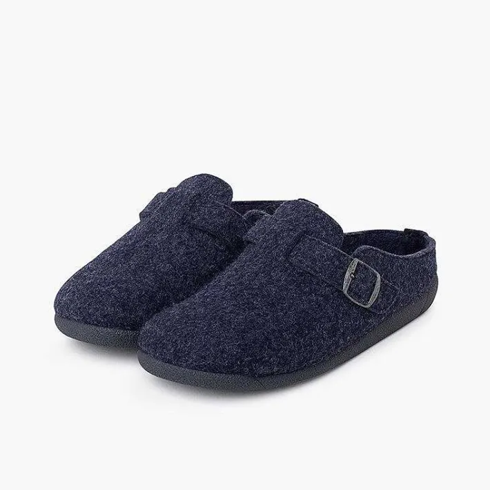 Zapatillas Casa<Pisamonas Zuecos Casa Hebilla Planta Acolchada