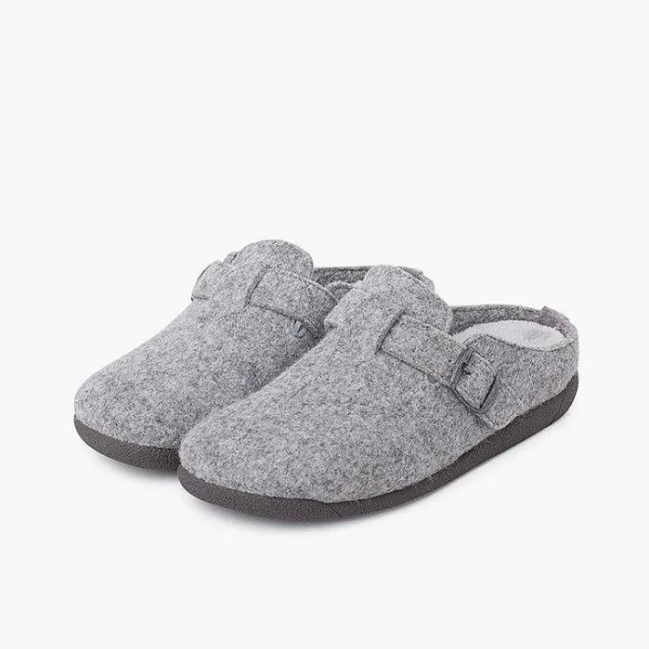 Zapatillas Casa<Pisamonas Zuecos Casa Hebilla Planta Acolchada