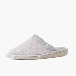 Zapatillas Casa<Pisamonas Zuecos Casa Toalla Con Topitos Color Gris