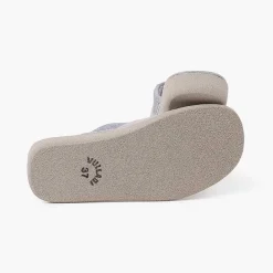 Zapatillas Casa<Pisamonas Zuecos Casa Toalla Con Topitos Color Gris